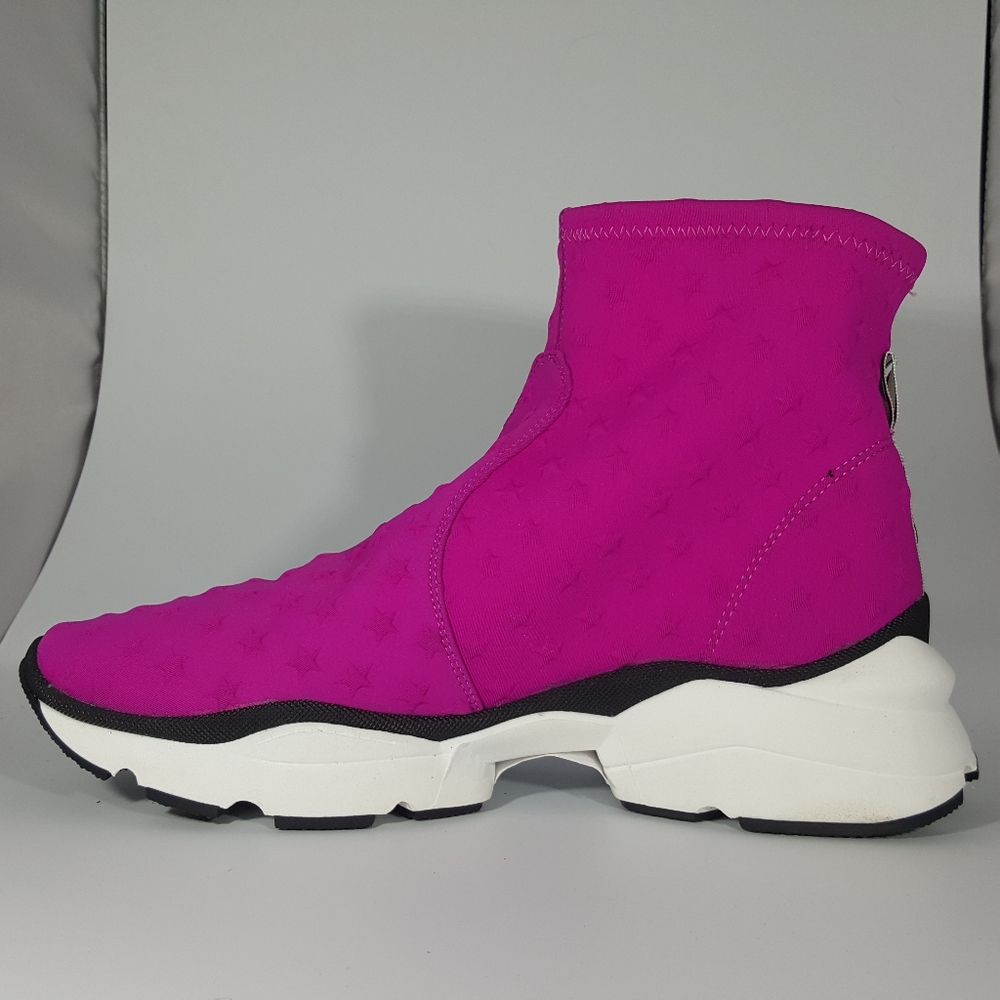 NR Rapisardi Trainer Bootie w Stars & Sneaker Sole - Picture 3 of 5